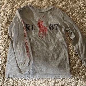 Printed gray long sleeve